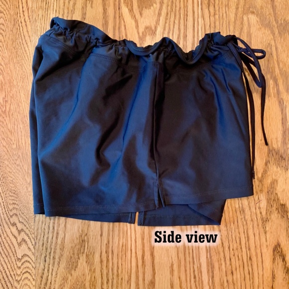 "ZeroXposur" swim shorts, black, draw string waist, 14 - Picture 3 of 4